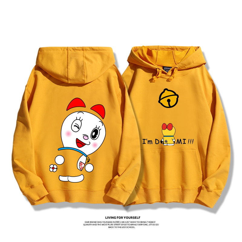 叮噹貓新款 親子情侶男女款連帽衛衣-CASEZONE