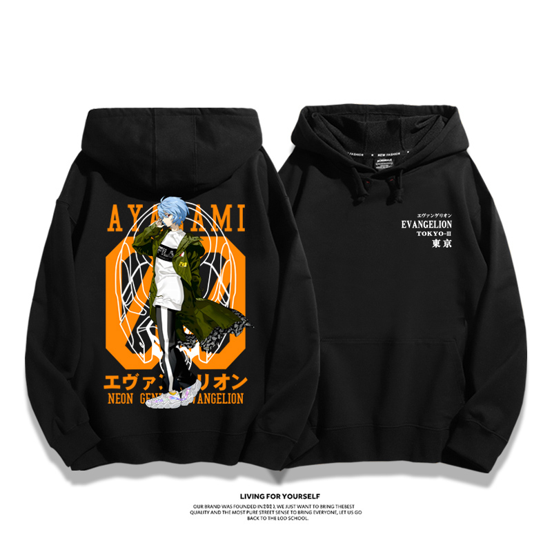 新世紀福音戰士新款 親子情侶男女款連帽衛衣-CASEZONE