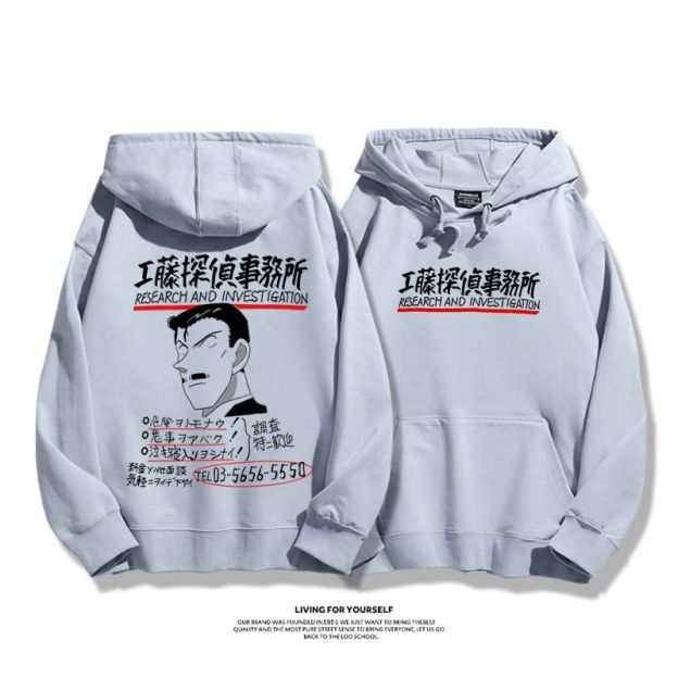 名偵探柯南新款 親子情侶男女款連帽衛衣-CASEZONE