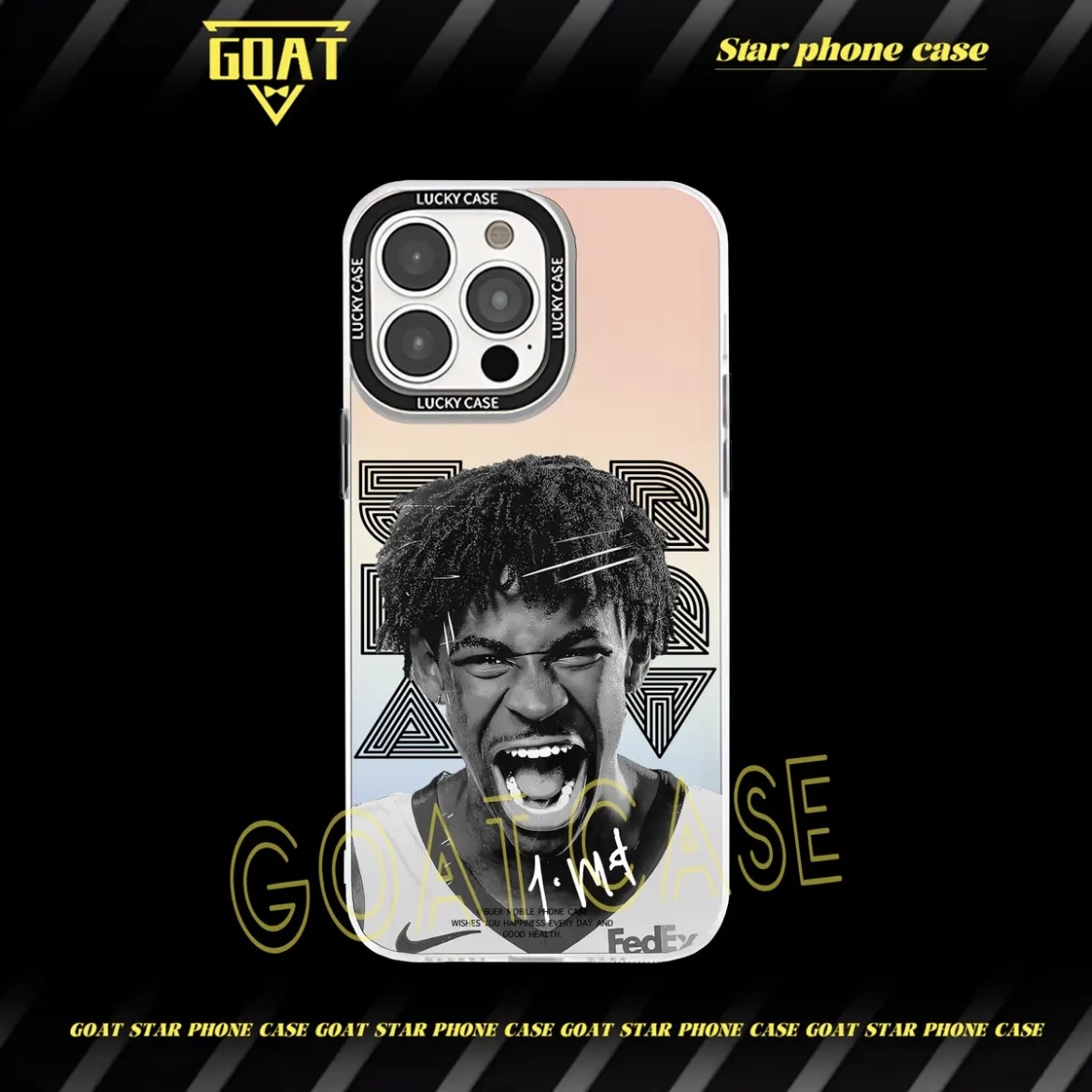 球星肖像｜極光鐳射球星手機殼-CASEZONE