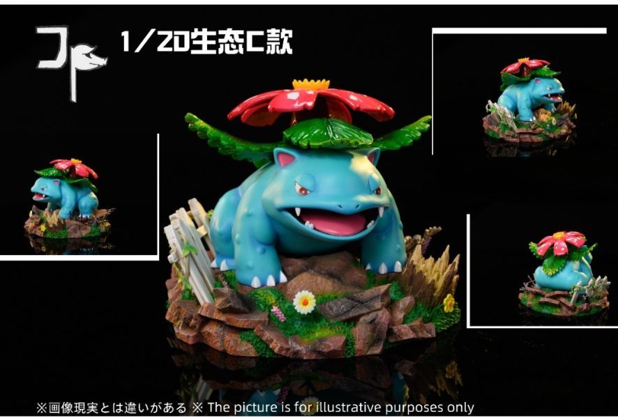 【預購】JP工作室 城市生態系列第5彈 1/20 妙蛙花進化組-CASEZONE
