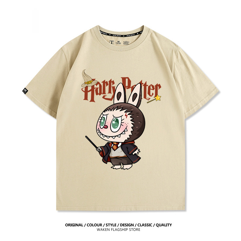 LabubuX哈利波特 印花短袖T恤-CASEZONE
