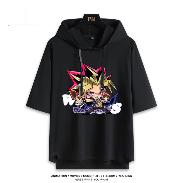 遊戲王 武藤遊戲 連帽短袖T恤-CASEZONE