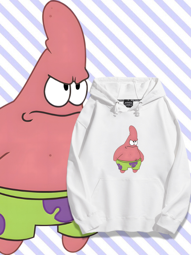 派大星新款 親子情侶男女款連帽衛衣-CASEZONE