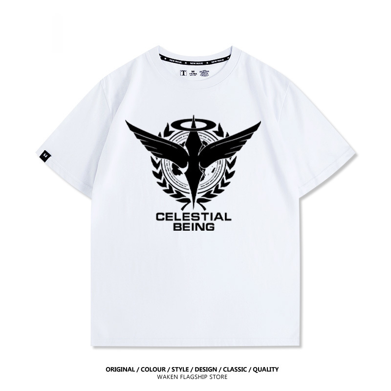 機動戰士鋼彈潮牌 印花短袖T恤-CASEZONE