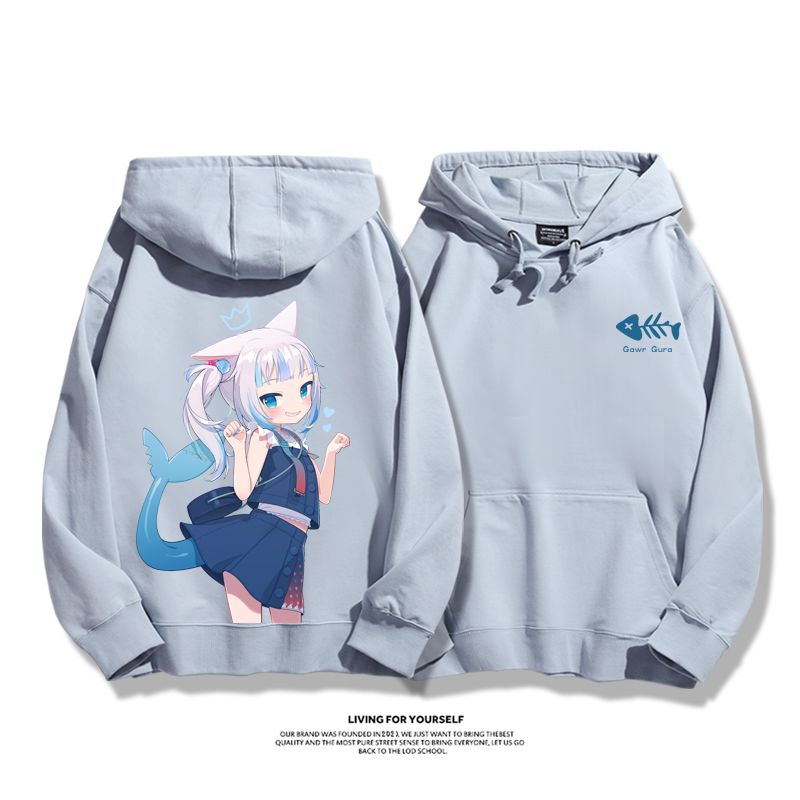 Gawr Gura 2025秋冬新款 親子情侶男女連帽衛衣-ZUIHANG SHOP