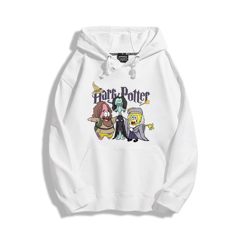 海綿寶寶聯名新款 親子情侶男女款連帽衛衣-CASEZONE