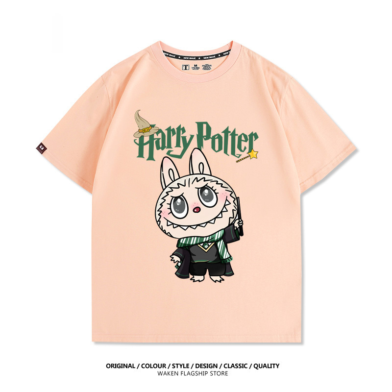 LabubuX哈利波特 印花短袖T恤-CASEZONE
