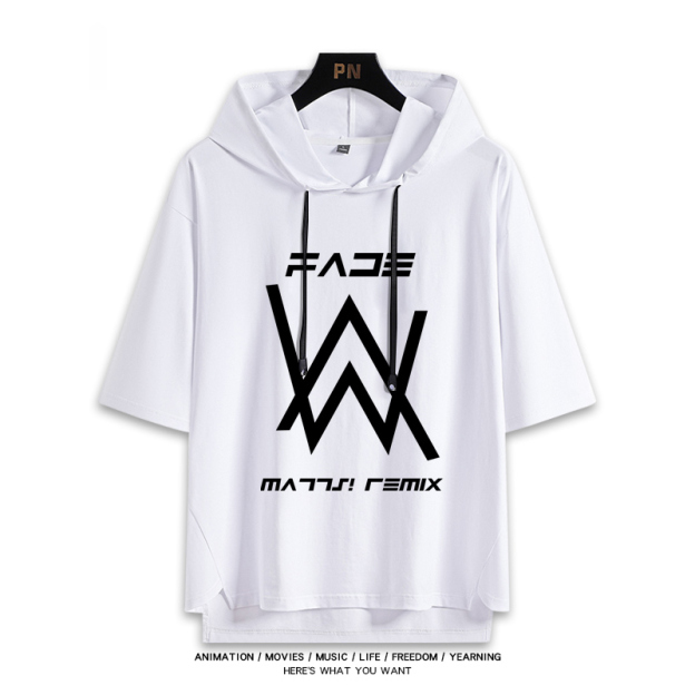 艾倫沃克 Alan Walker 連帽短袖T恤-CASEZONE