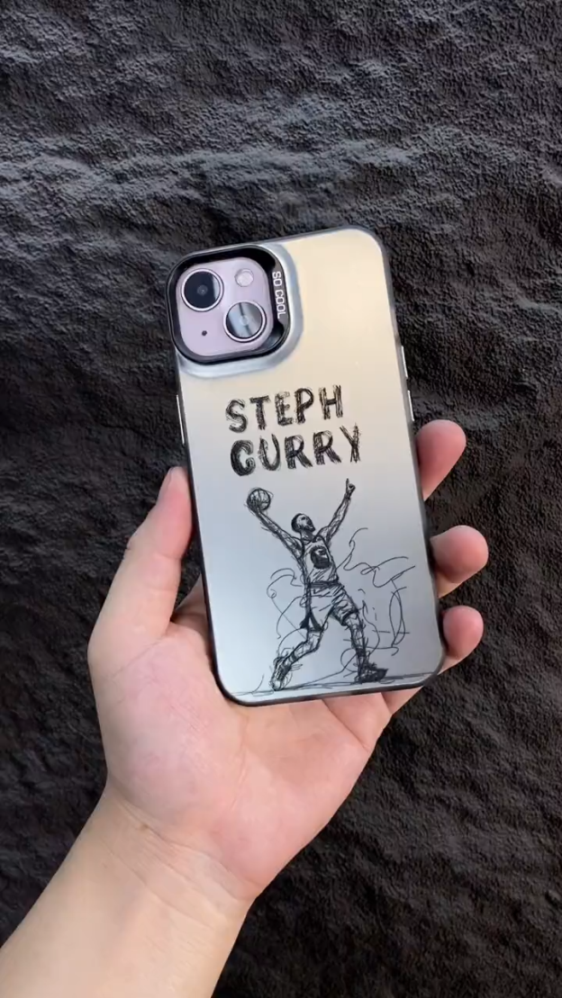 球星線條｜彩銀球星手機殼