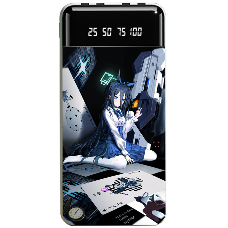 蔚藍檔案大容量便攜式快充行動電源-CASEZONE