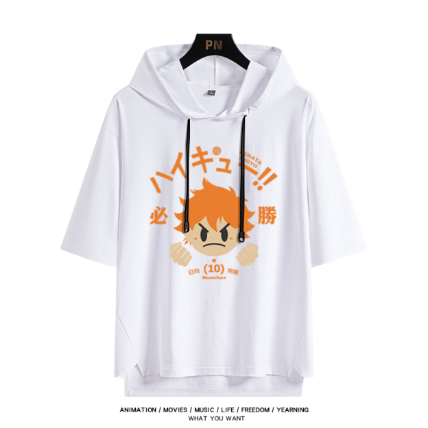 排球少年 連帽短袖T恤