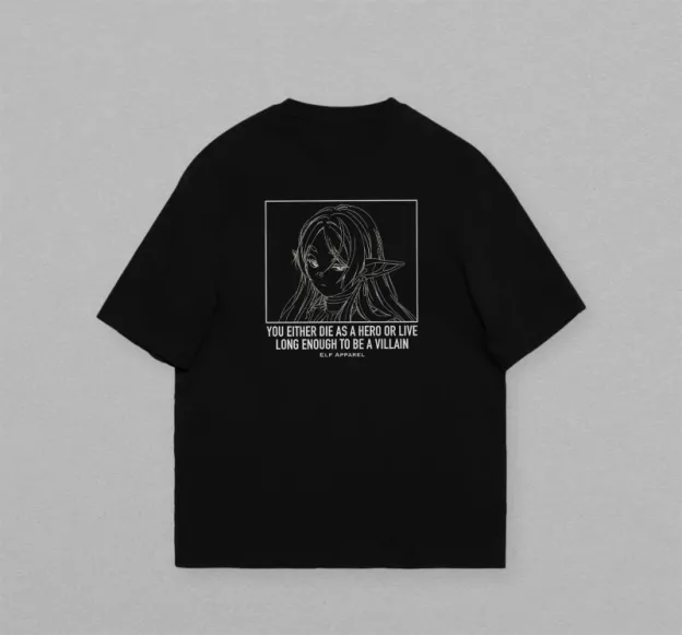 Sousou no Frieren 葬送的芙莉蓮 印花短袖T恤