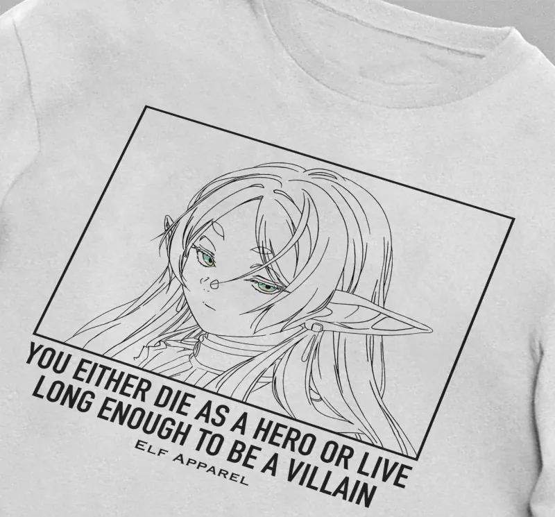 Sousou no Frieren 葬送的芙莉蓮 印花短袖T恤