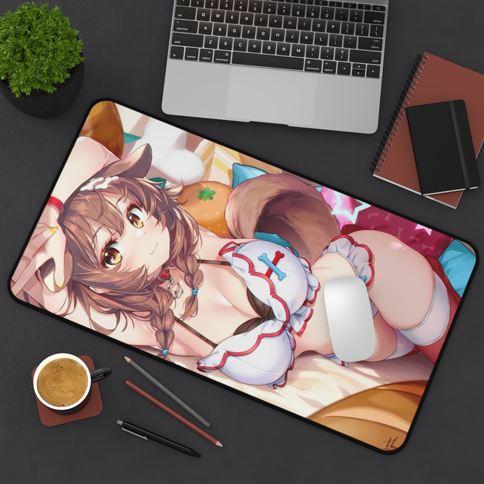 Hololive 虛擬偶像 戌神沁音 卡牌桌遊週邊牌墊滑鼠墊