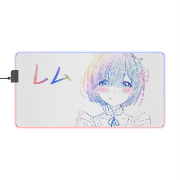 亂線畫風 主題桌墊 LED遊戲滑鼠墊-CASEZONE