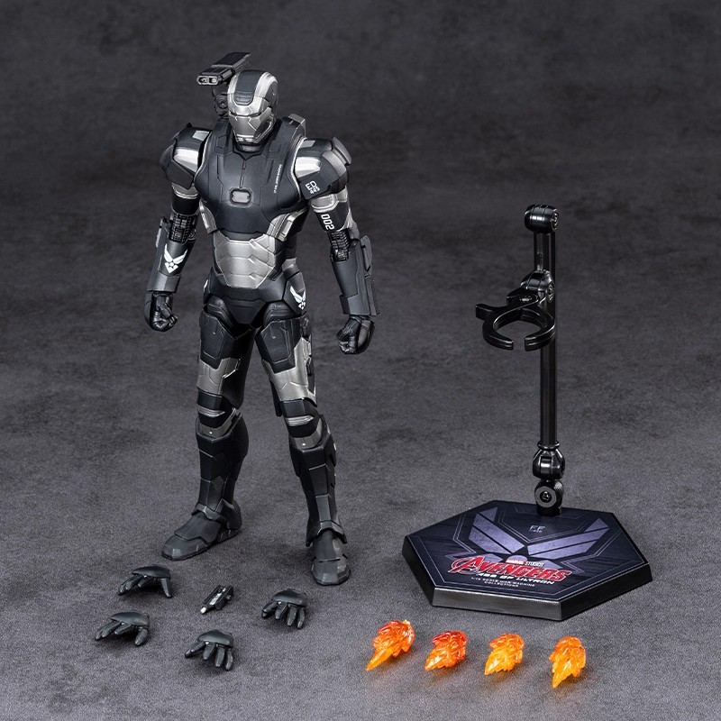 鋼鐵人裝甲復仇者聯盟 MK系列 正版關節可動發光雕像模型-CASEZONE