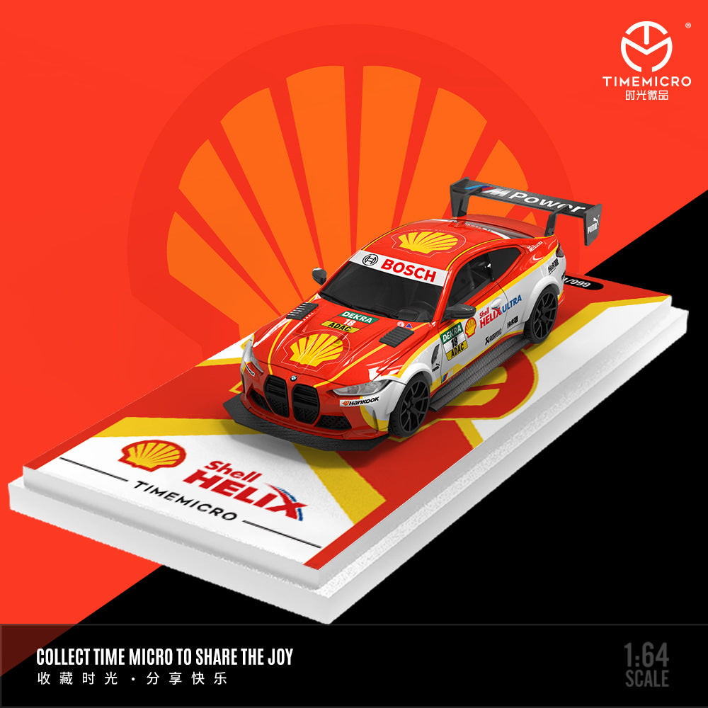 TIME MICRO 1:64 M4改裝版Shell殼牌Deutsche Post郵政 仿真合金汽車模型-CASEZONE