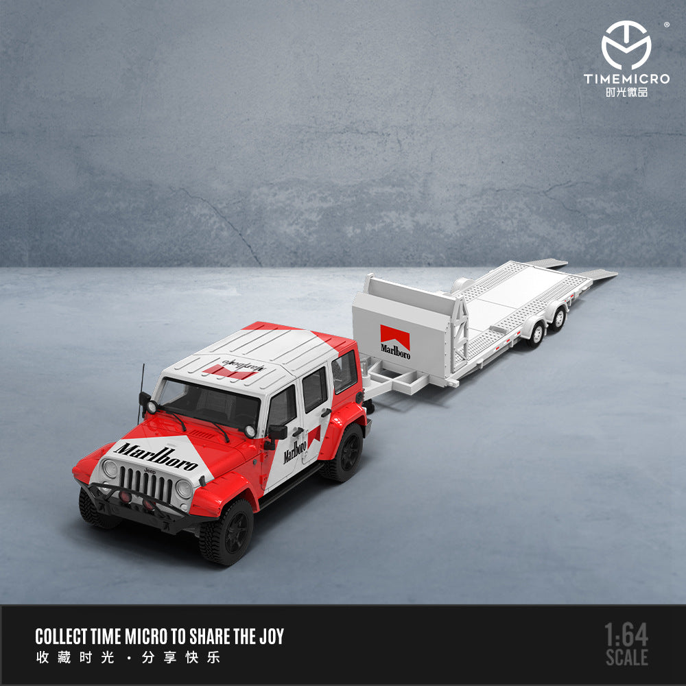 時光TimeMicro1:64 牧馬人 萬寶路和HKS仿真合金汽車模型-CASEZONE