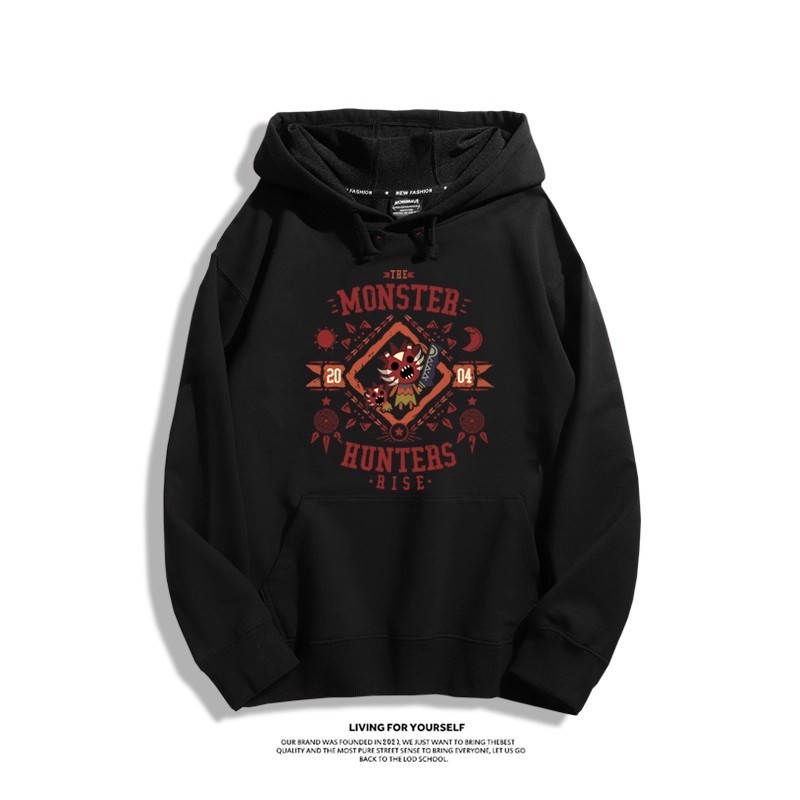 魔物獵人 2025秋冬新款 親子情侶男女連帽衛衣