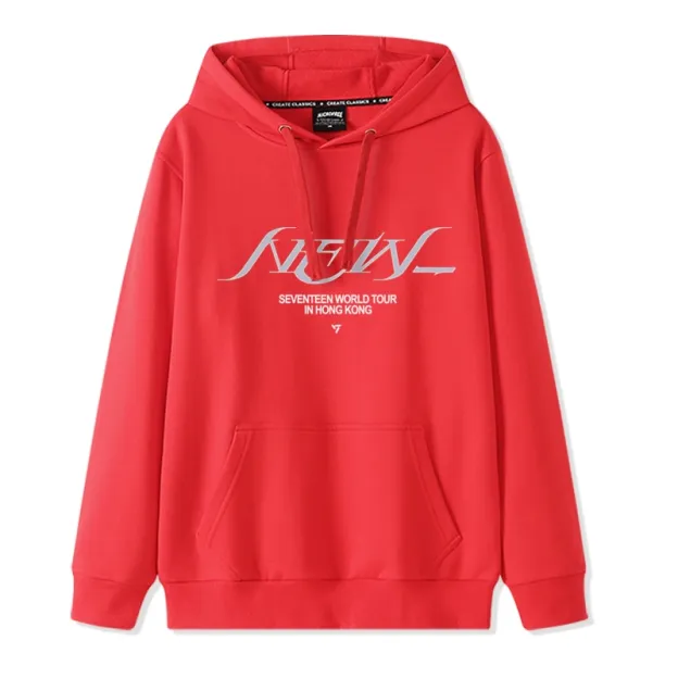 SEVENTEEN 世巡週邊 2025秋冬新款 親子情侶裝連帽衛衣
