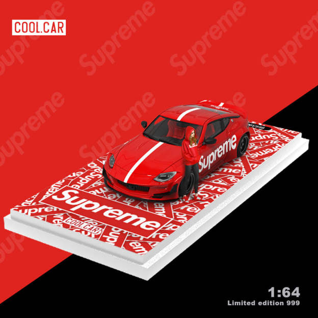 CoolCar 1:64 尼桑400Z GTR32斯堪尼亞貨櫃車 Supreme合金車模型-CASEZONE