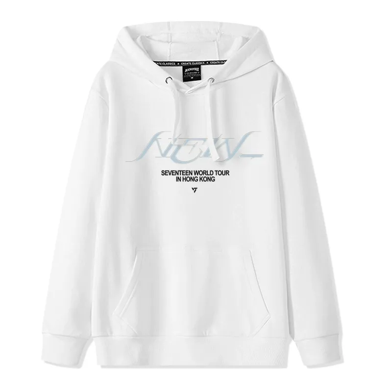SEVENTEEN 世巡週邊 2025秋冬新款 親子情侶裝連帽衛衣