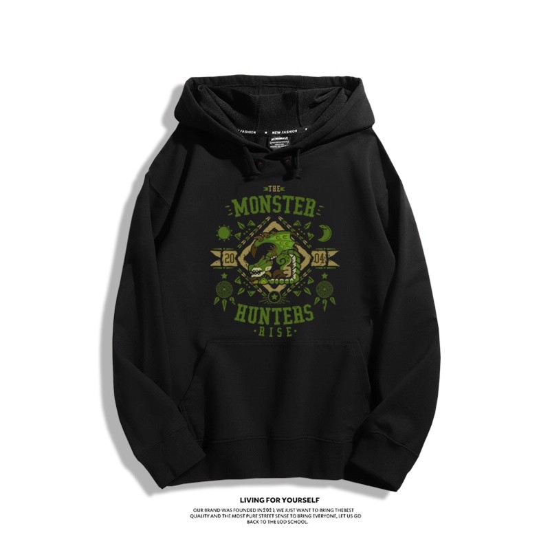 魔物獵人 2025秋冬新款 親子情侶男女連帽衛衣