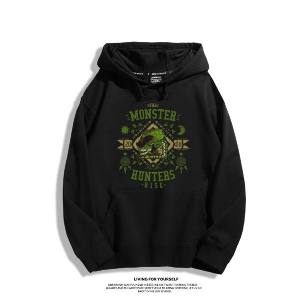 魔物獵人 2025秋冬新款 親子情侶男女連帽衛衣