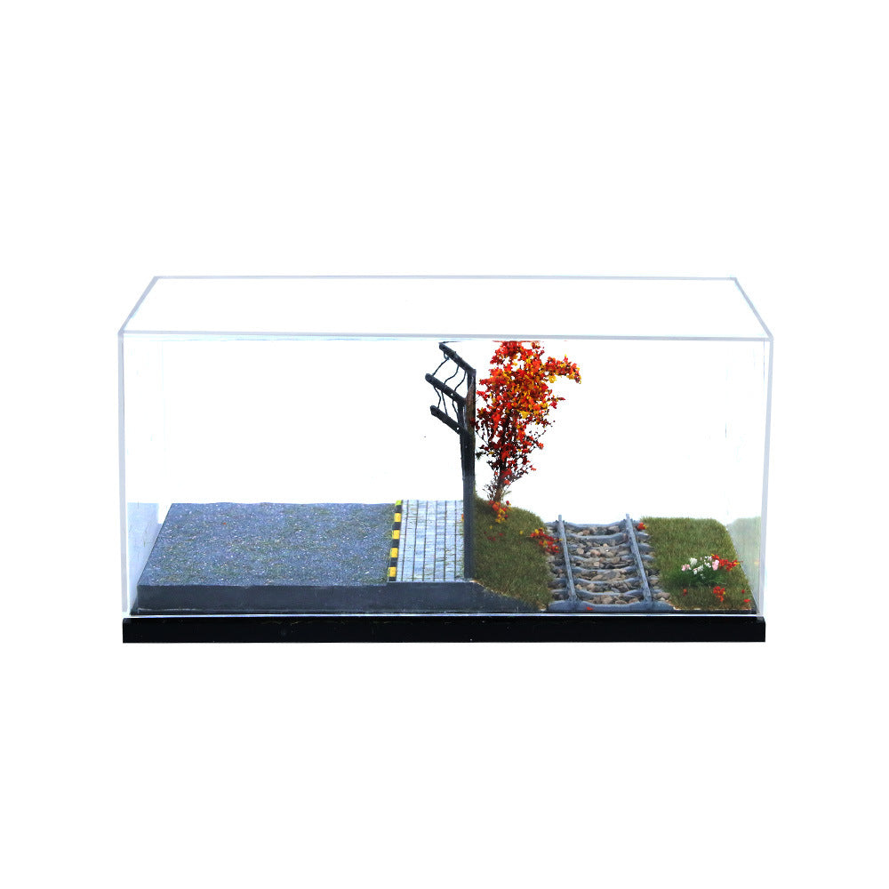 匯藝MoreArt1:64 鐵路風景場景仿真模型-CASEZONE