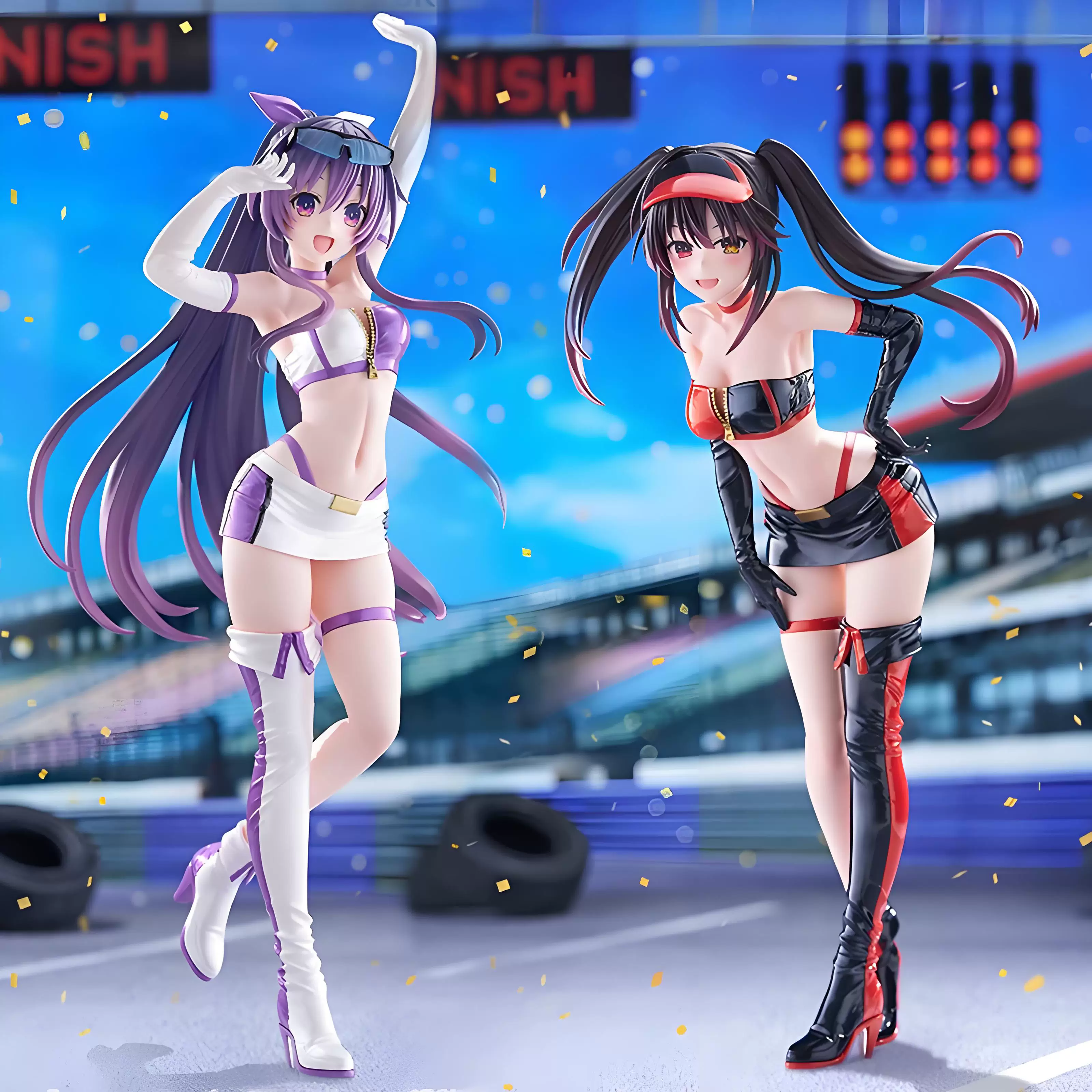 TENITOL TALL 約會大作戰夜刀神十香時崎狂三賽車女王