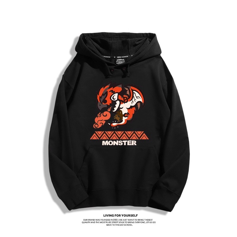 魔物獵人 2025秋冬新款 親子情侶男女連帽衛衣