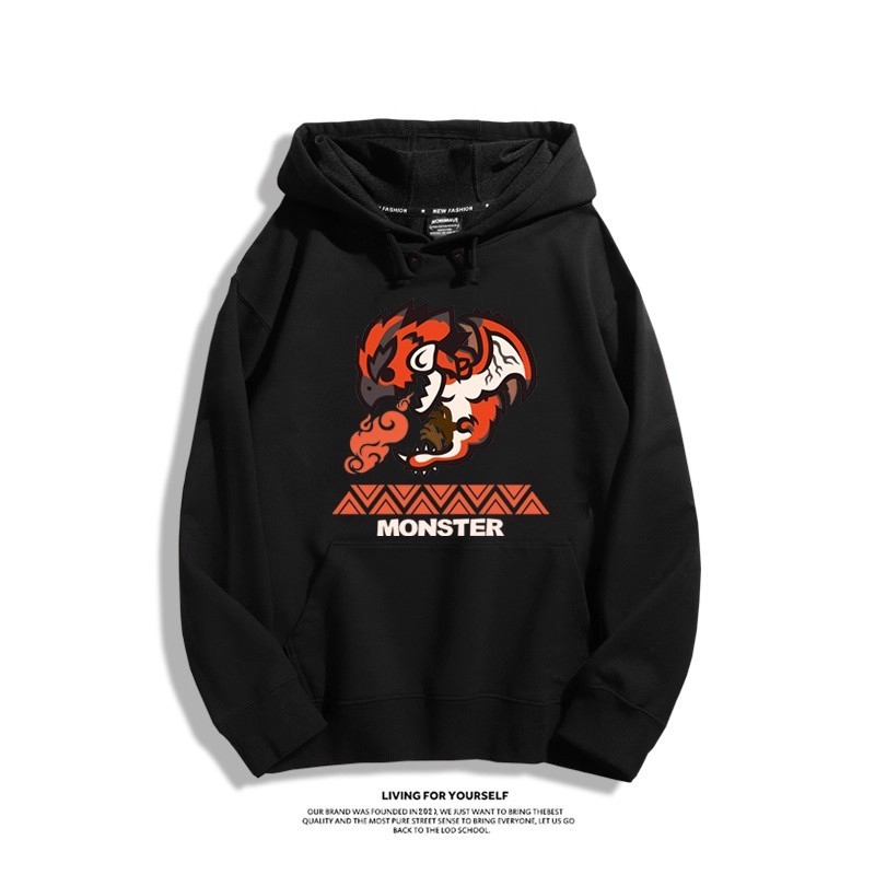 魔物獵人 2025秋冬新款 親子情侶男女連帽衛衣