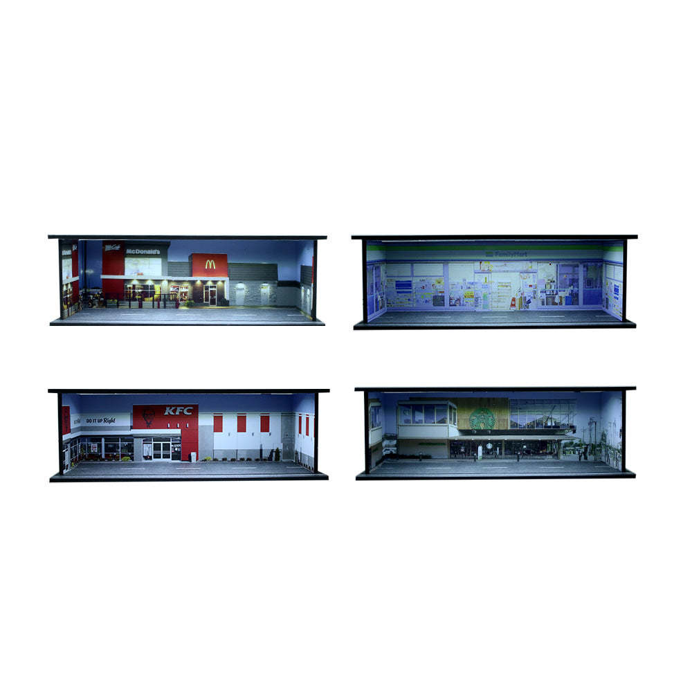 MoreArt 1:64 Simple系列燈光版拼裝場景-CASEZONE