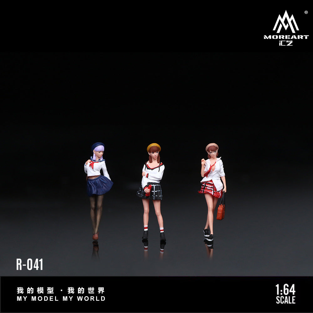 MoreArt1:64  JK少女人偶套裝仿真樹脂模型-CASEZONE