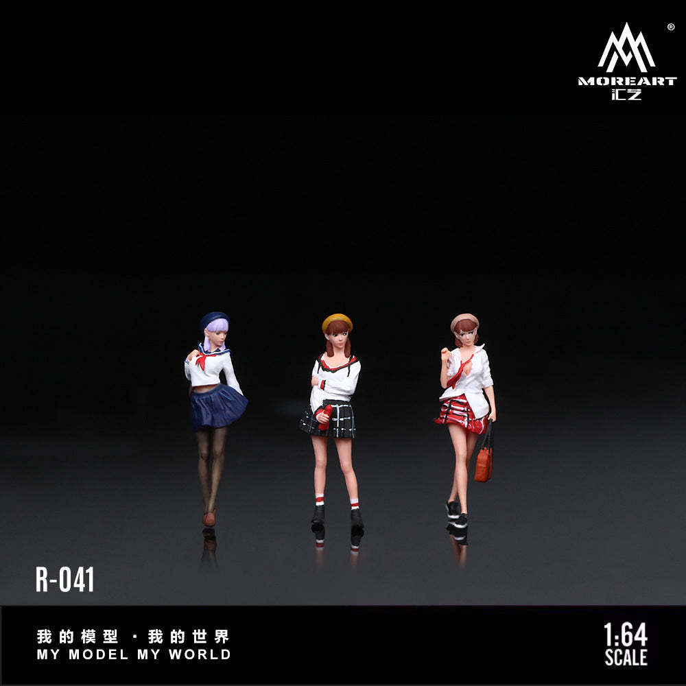 MoreArt1:64  JK少女人偶套裝仿真樹脂模型-CASEZONE