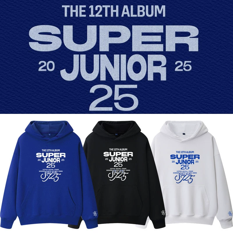 SUPER JUNIOR 2025 20週年巡迴演唱會 親子情侶男女款連帽衛衣-CASEZONE