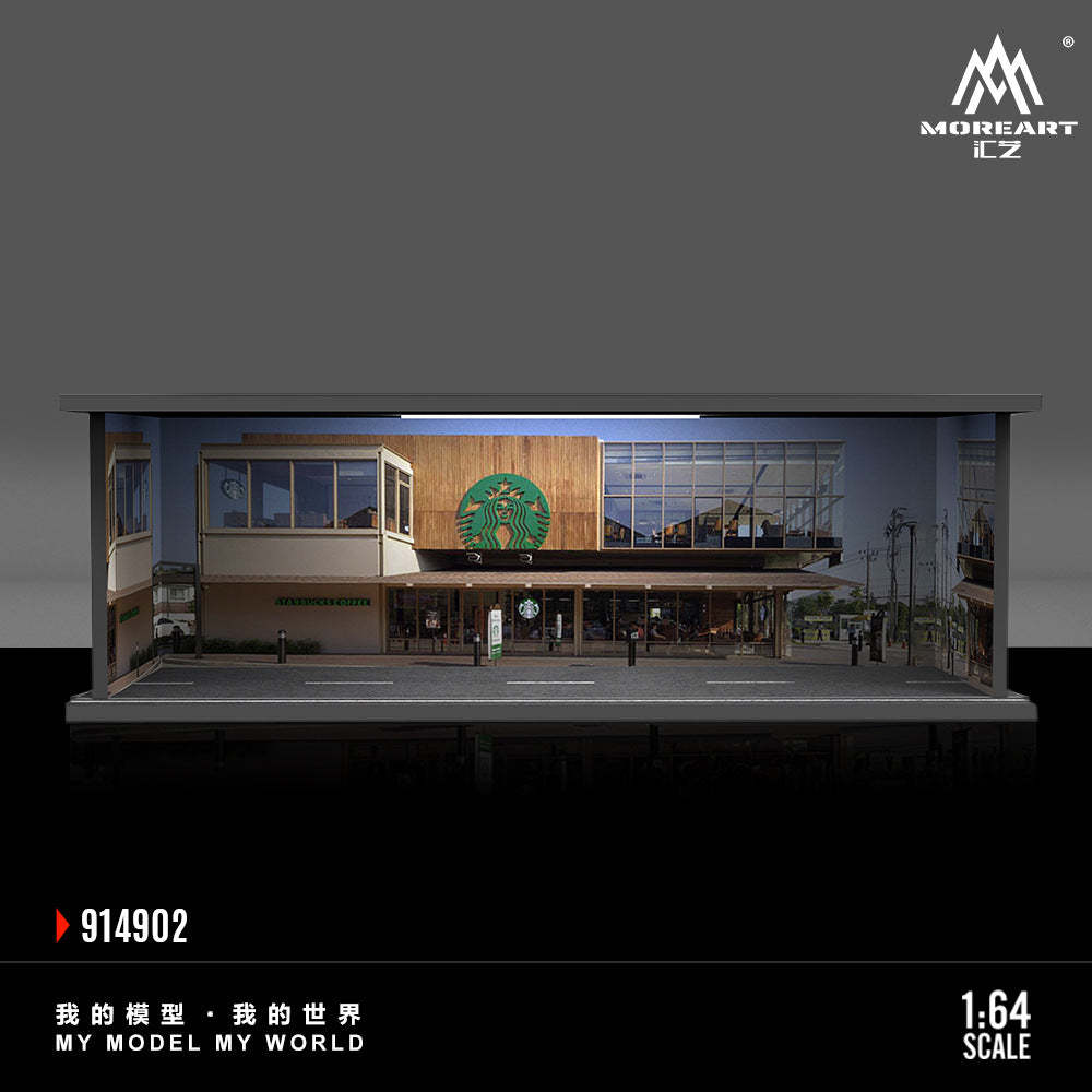 MoreArt 1:64 Simple系列燈光版拼裝場景-CASEZONE