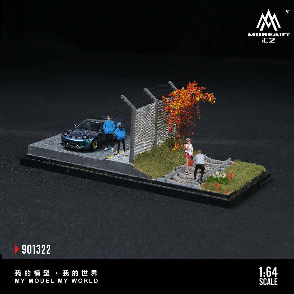 匯藝MoreArt1:64 鐵路風景場景仿真模型-CASEZONE