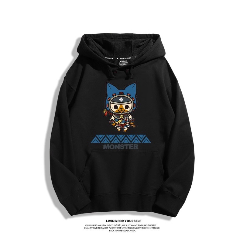 魔物獵人 2025秋冬新款 親子情侶男女連帽衛衣