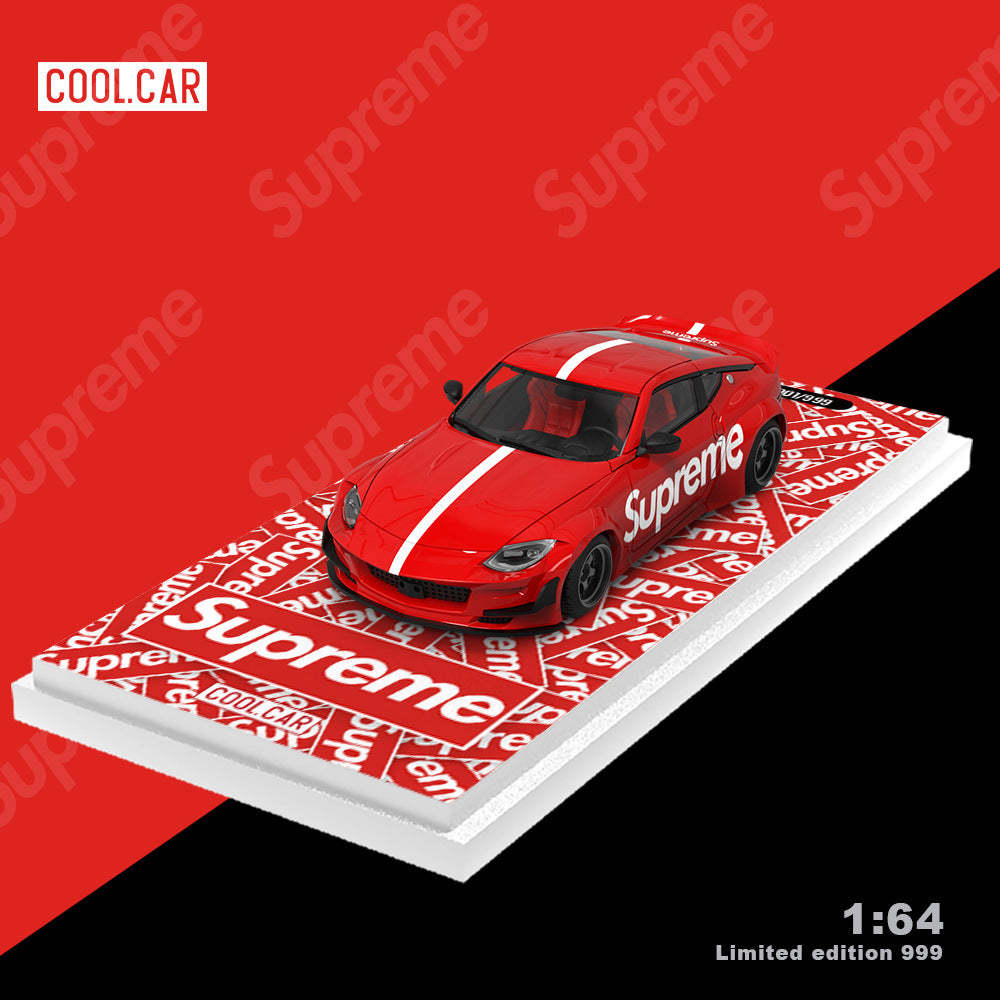 CoolCar 1:64 尼桑400Z GTR32斯堪尼亞貨櫃車 Supreme合金車模型-CASEZONE