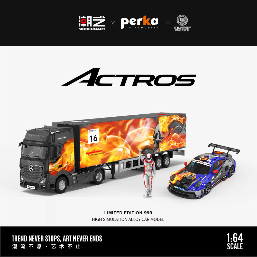 MD 1:64 2025卡雷拉杯Masters組16號 仿真合金車模型-CASEZONE