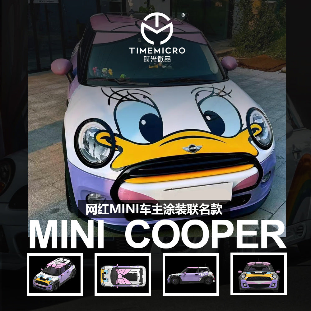 TimeMicro & 網紅車主聯名款 1:64 寶馬MINI COOPER 黛-CASEZONE