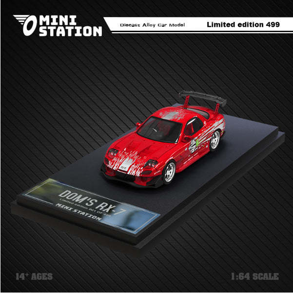 MiniStation1:64 尼桑GTR R35 3.0速度與激情 仿真合金汽車模型