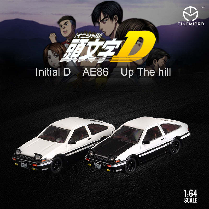 TM1:64豐田AE86 頭文字JDM合金仿真汽車模型玩具擺件跑車