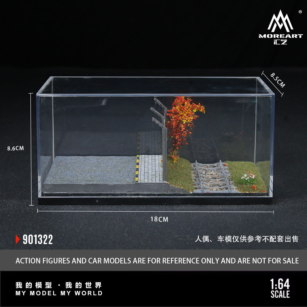 匯藝MoreArt1:64 鐵路風景場景仿真模型-CASEZONE