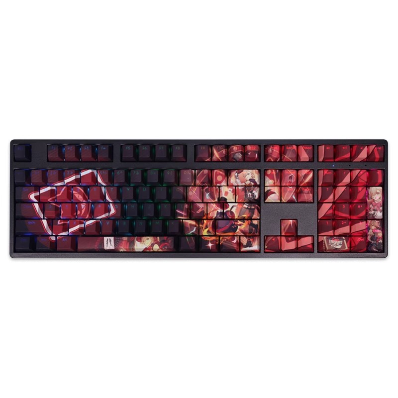 林尼原神透光RGB108鍵標準配列衛星軸鍵帽-CASEZONE