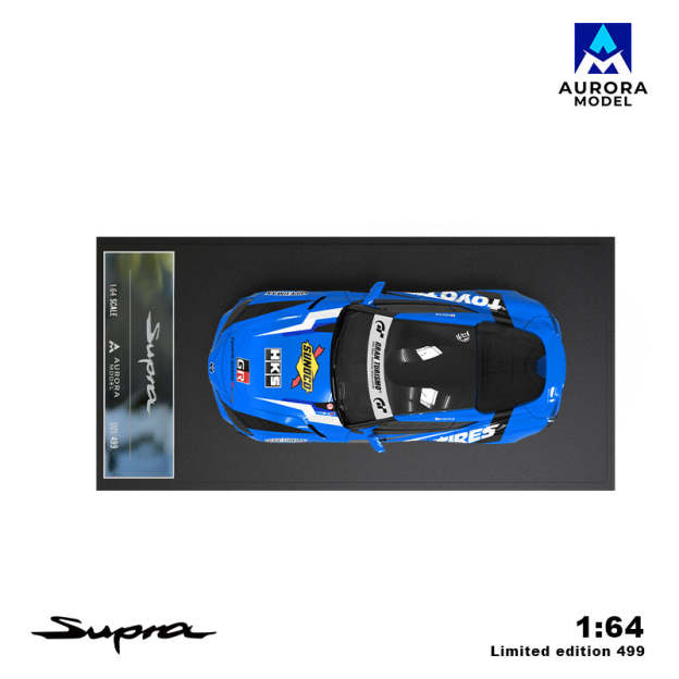 AM 1:64  豐田 Supra A90 東洋輪胎D1GP漂移賽車合金車模型-CASEZONE