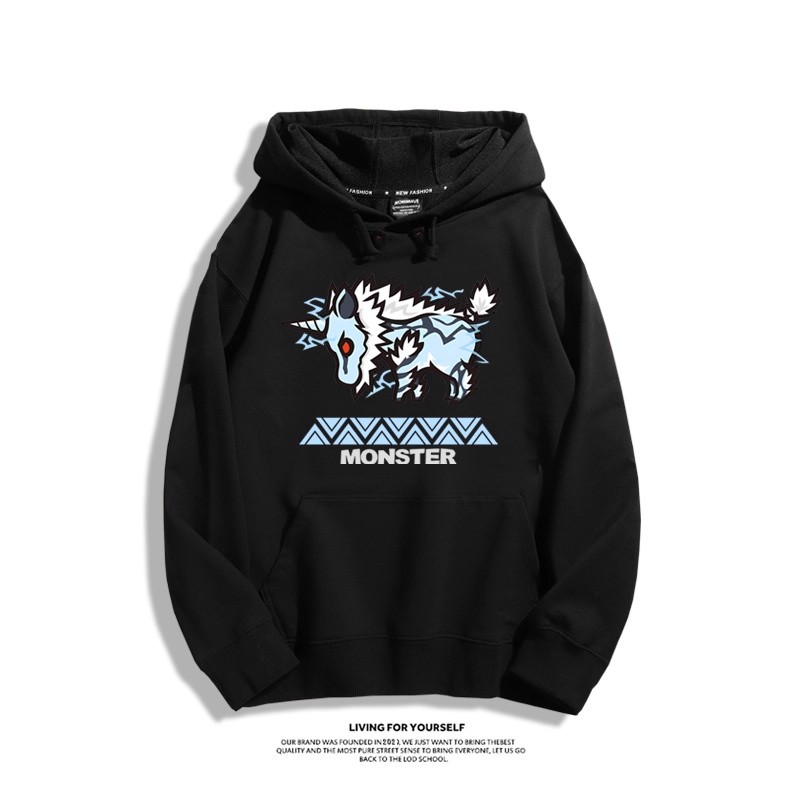 魔物獵人 2025秋冬新款 親子情侶男女連帽衛衣