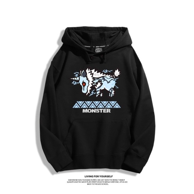 魔物獵人 2025秋冬新款 親子情侶男女連帽衛衣